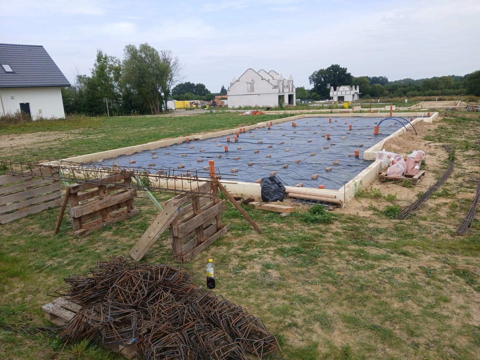 Zbrojenie płyty fundamentowej